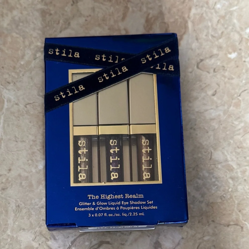 Stila The Highest Realm Glitter & Glow Liquid Eyeshadow Set NEW IN BOX
